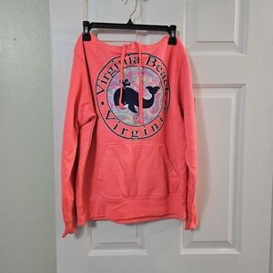 Coral Virginia Beach Hoodie